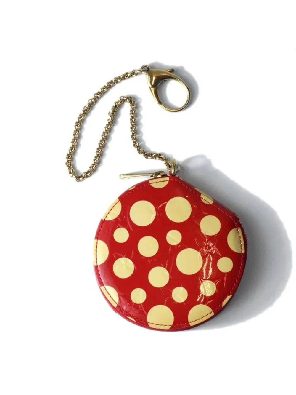 Louis Vuitton Porto Monechapo Vernis Coin Purse Dot Pattern Yayoi Kusama